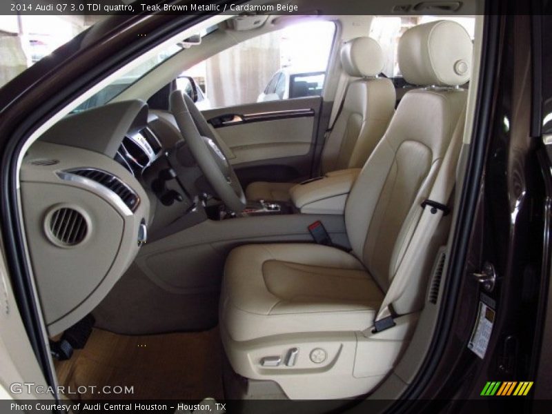  2014 Q7 3.0 TDI quattro Cardamom Beige Interior