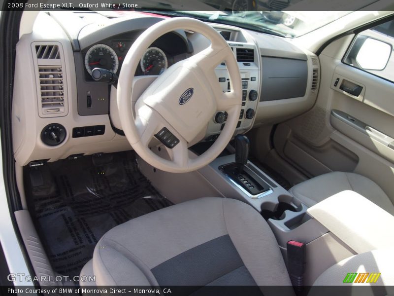 Oxford White / Stone 2008 Ford Escape XLT