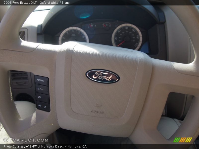 Oxford White / Stone 2008 Ford Escape XLT