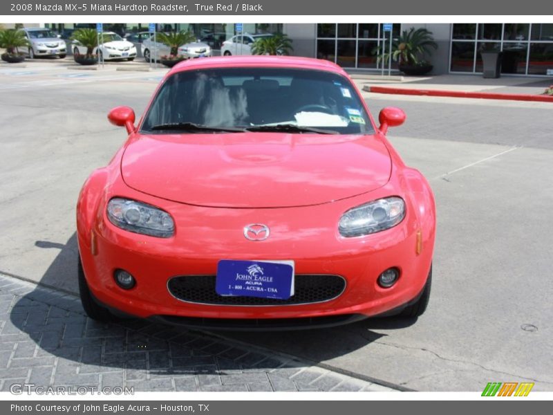 True Red / Black 2008 Mazda MX-5 Miata Hardtop Roadster