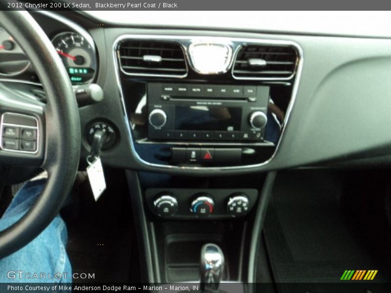 Blackberry Pearl Coat / Black 2012 Chrysler 200 LX Sedan