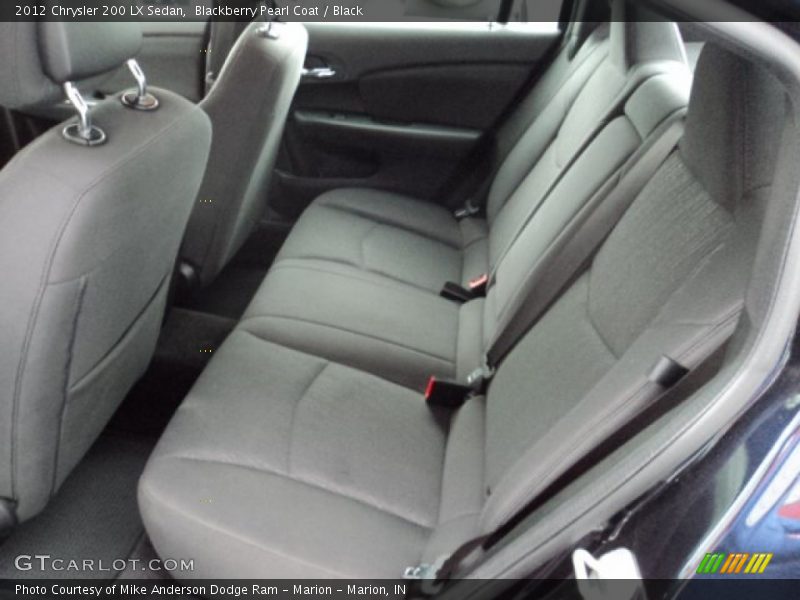 Blackberry Pearl Coat / Black 2012 Chrysler 200 LX Sedan