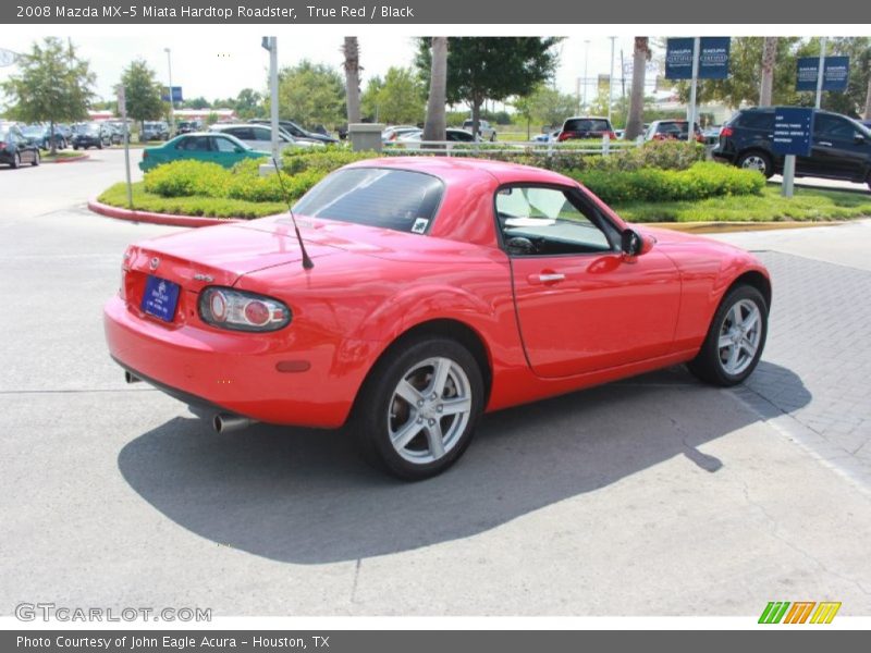 True Red / Black 2008 Mazda MX-5 Miata Hardtop Roadster