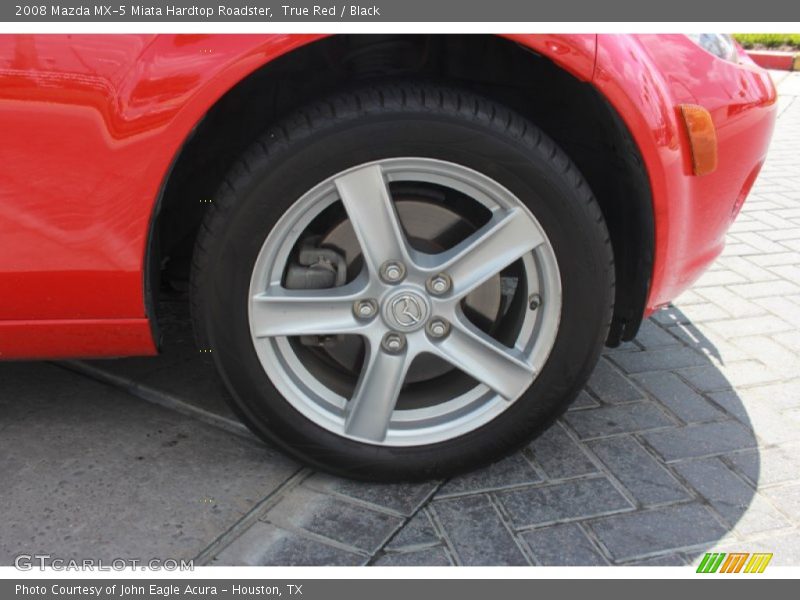 True Red / Black 2008 Mazda MX-5 Miata Hardtop Roadster