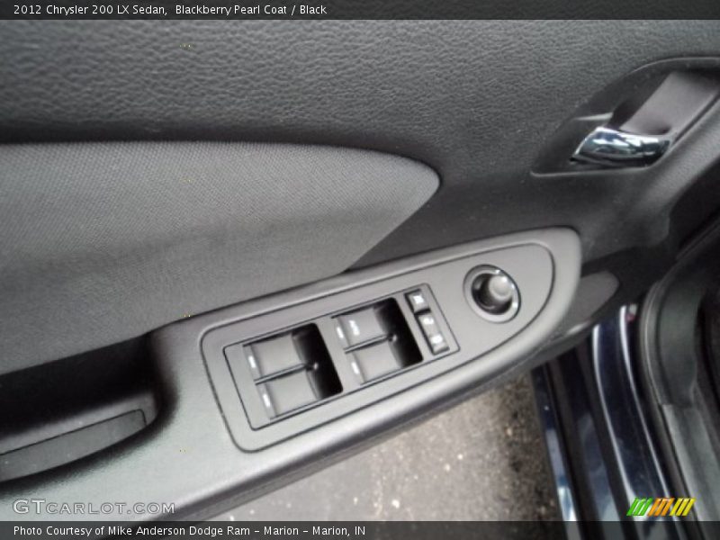 Blackberry Pearl Coat / Black 2012 Chrysler 200 LX Sedan