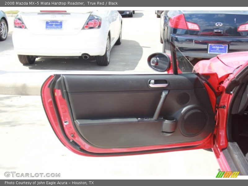 True Red / Black 2008 Mazda MX-5 Miata Hardtop Roadster