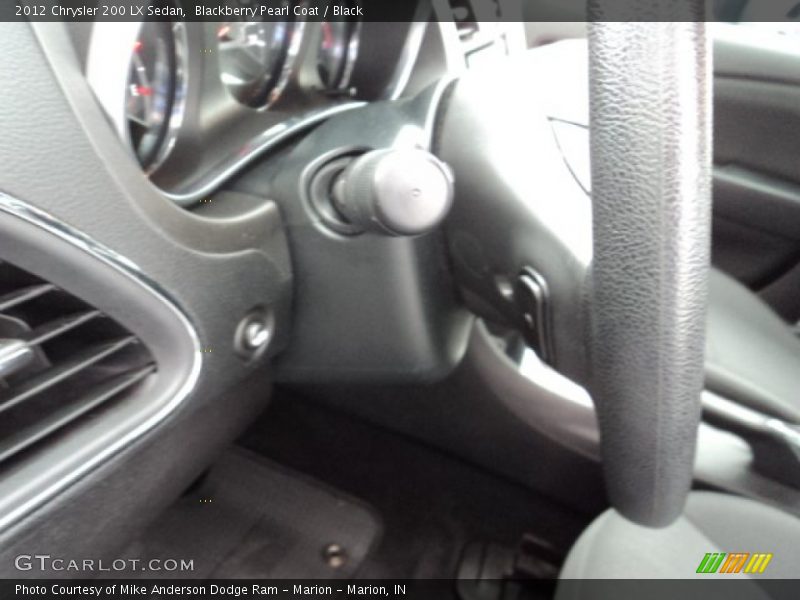Blackberry Pearl Coat / Black 2012 Chrysler 200 LX Sedan