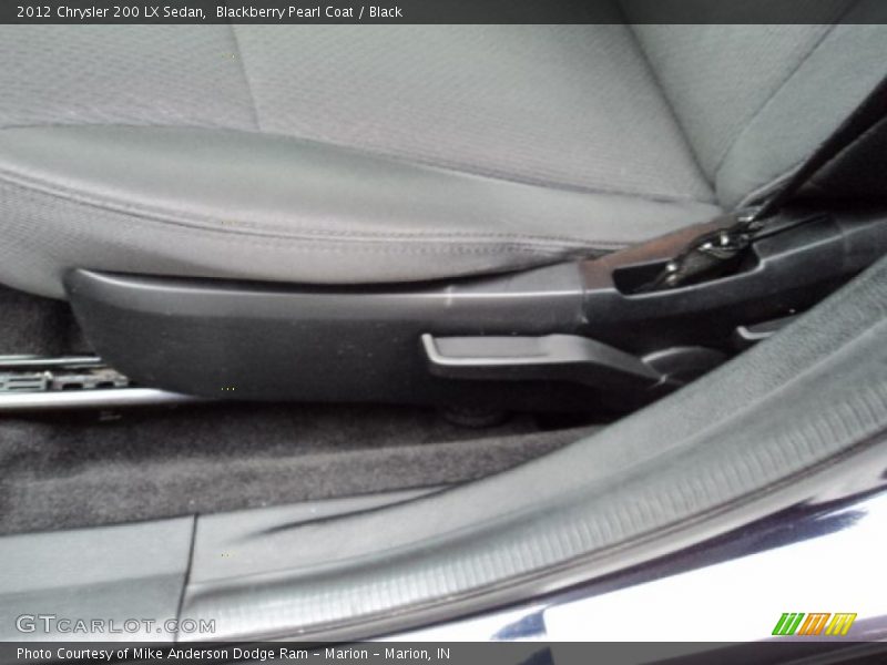 Blackberry Pearl Coat / Black 2012 Chrysler 200 LX Sedan
