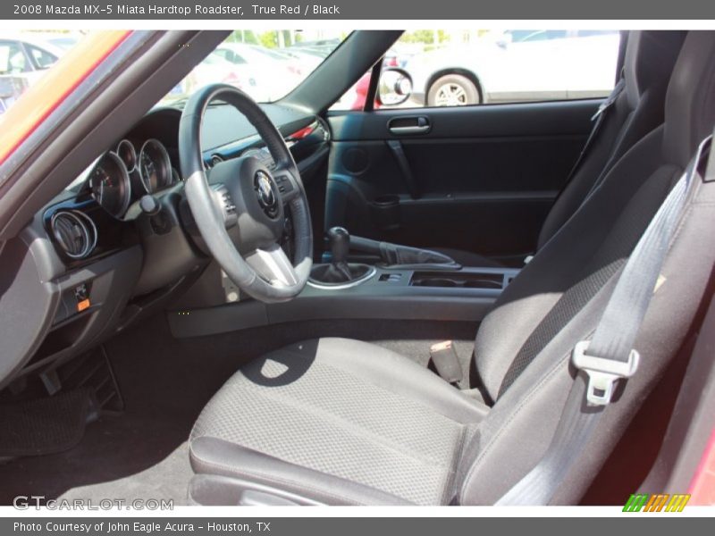 True Red / Black 2008 Mazda MX-5 Miata Hardtop Roadster