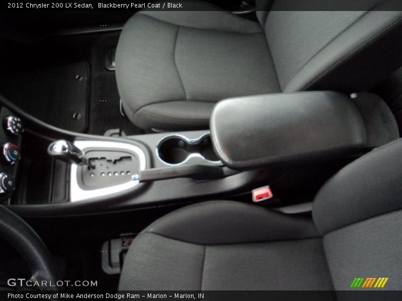 Blackberry Pearl Coat / Black 2012 Chrysler 200 LX Sedan