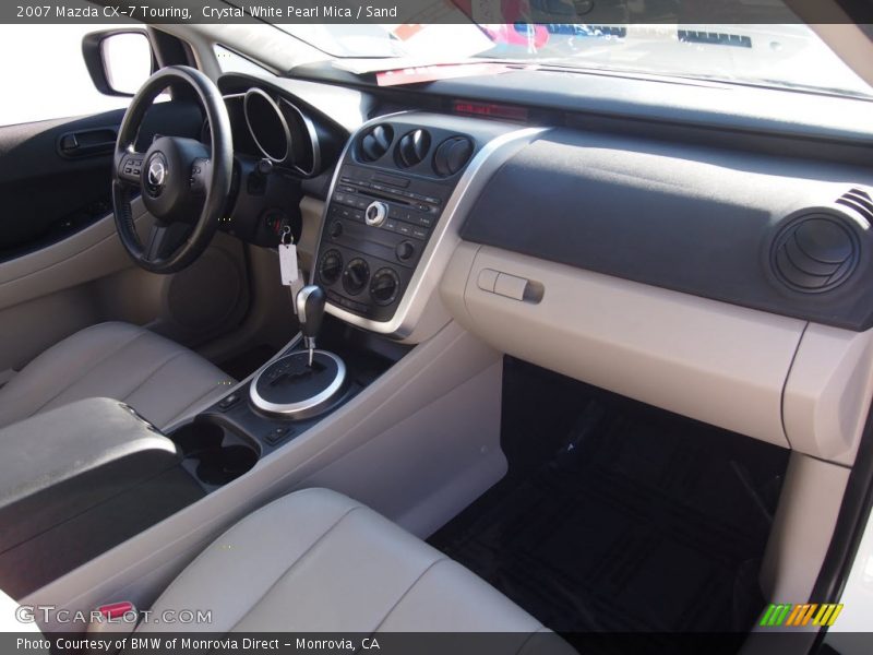 Crystal White Pearl Mica / Sand 2007 Mazda CX-7 Touring