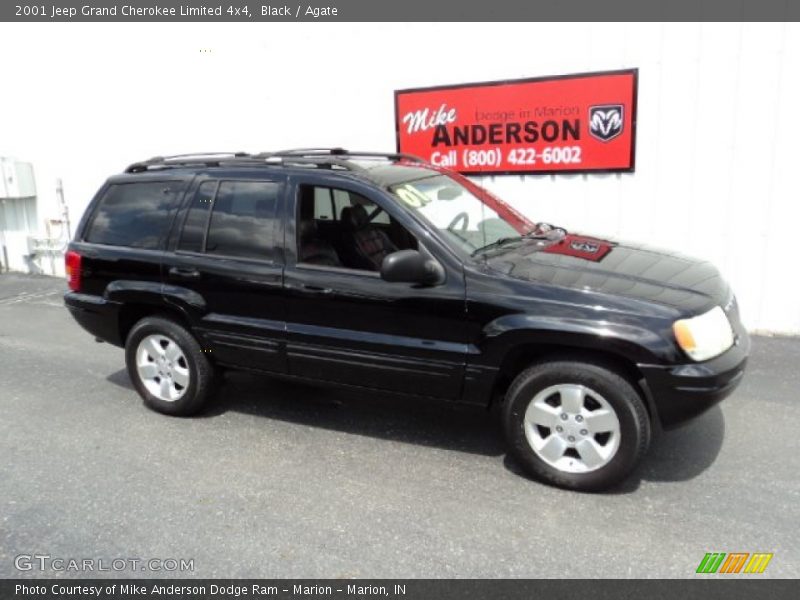 Black / Agate 2001 Jeep Grand Cherokee Limited 4x4