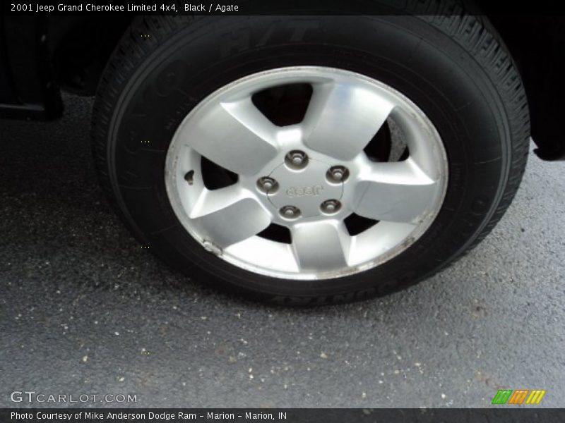 Black / Agate 2001 Jeep Grand Cherokee Limited 4x4