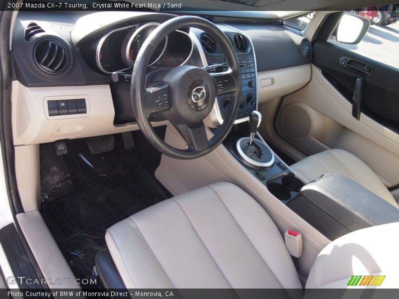 Crystal White Pearl Mica / Sand 2007 Mazda CX-7 Touring
