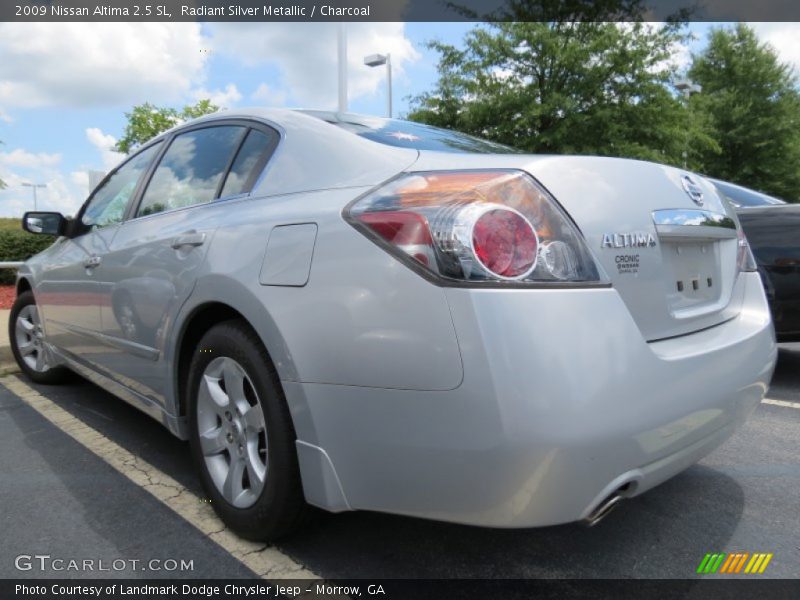 Radiant Silver Metallic / Charcoal 2009 Nissan Altima 2.5 SL