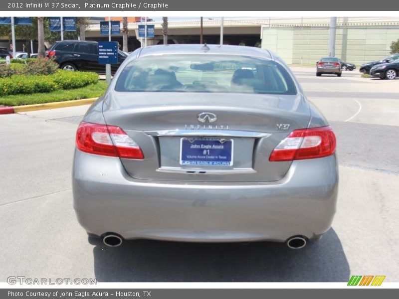 Platinum Graphite / Graphite 2012 Infiniti M 37 Sedan