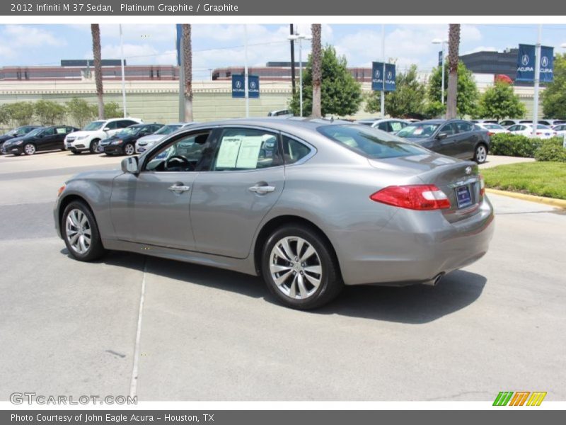 Platinum Graphite / Graphite 2012 Infiniti M 37 Sedan