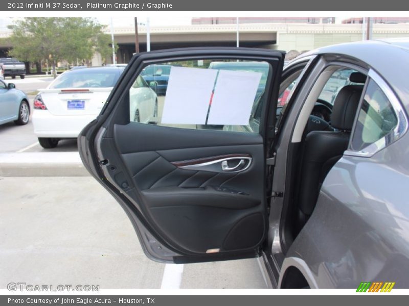 Platinum Graphite / Graphite 2012 Infiniti M 37 Sedan