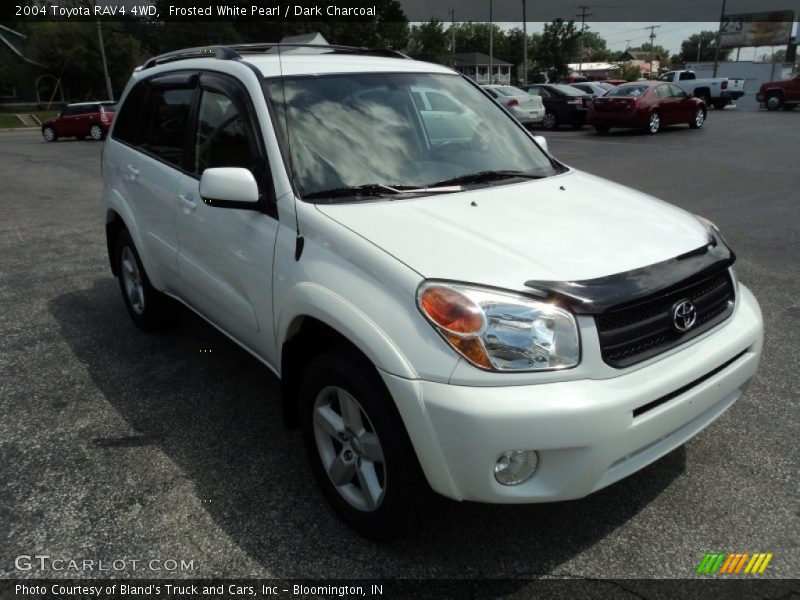 Frosted White Pearl / Dark Charcoal 2004 Toyota RAV4 4WD