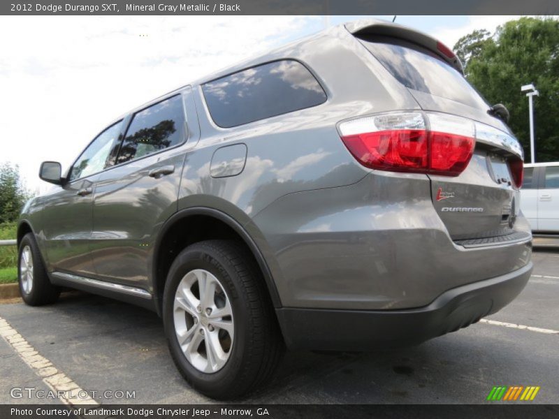 Mineral Gray Metallic / Black 2012 Dodge Durango SXT