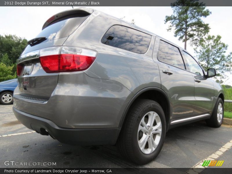 Mineral Gray Metallic / Black 2012 Dodge Durango SXT