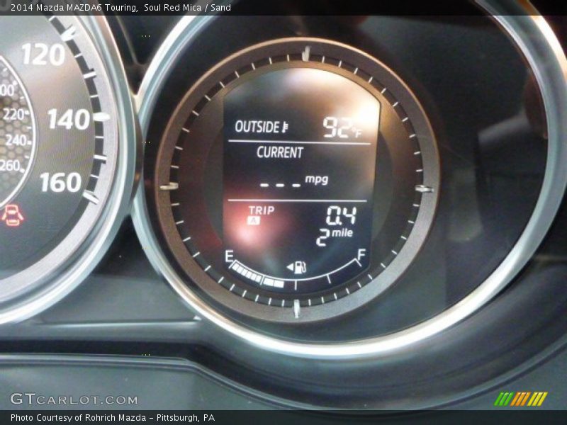 Soul Red Mica / Sand 2014 Mazda MAZDA6 Touring