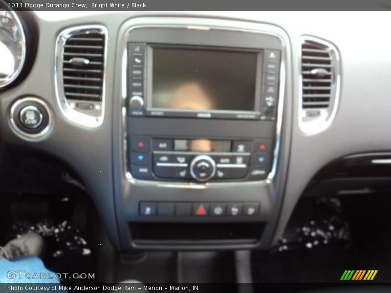 Bright White / Black 2013 Dodge Durango Crew