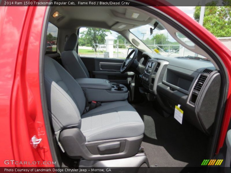 2014 1500 Tradesman Regular Cab Black/Diesel Gray Interior