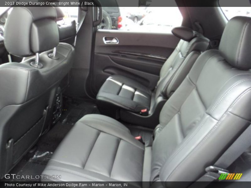 Bright White / Black 2013 Dodge Durango Crew