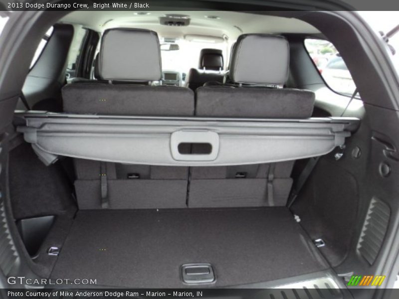 Bright White / Black 2013 Dodge Durango Crew