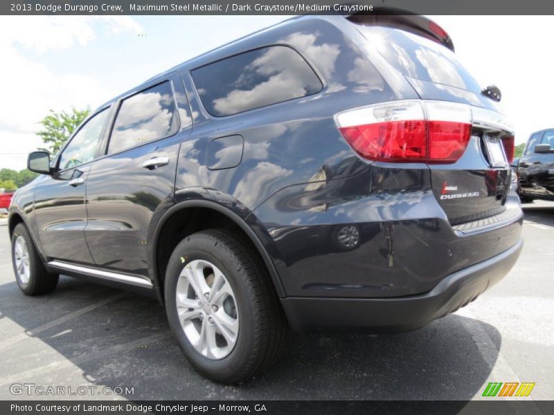 Maximum Steel Metallic / Dark Graystone/Medium Graystone 2013 Dodge Durango Crew