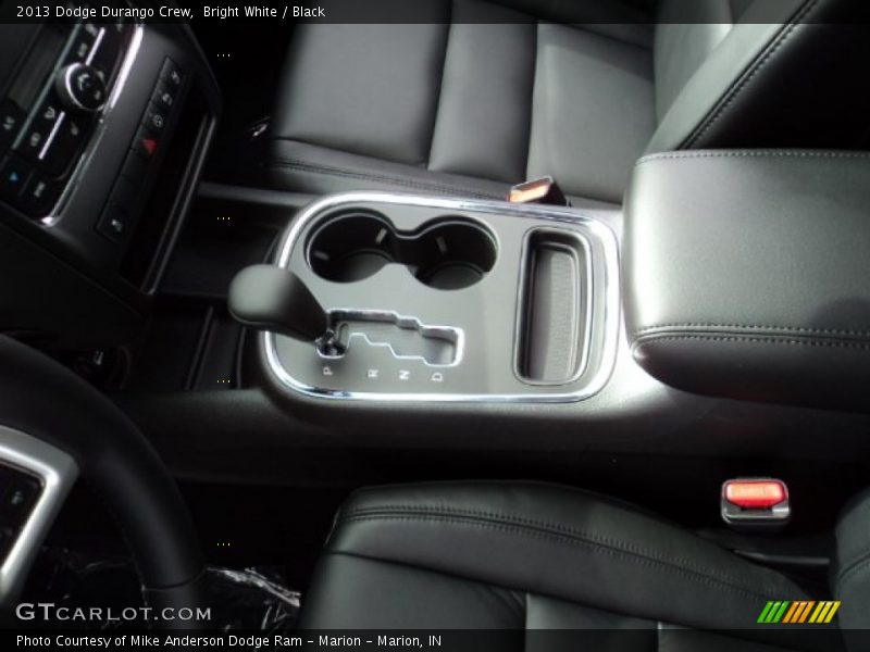 Bright White / Black 2013 Dodge Durango Crew