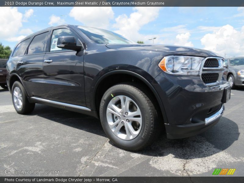 Maximum Steel Metallic / Dark Graystone/Medium Graystone 2013 Dodge Durango Crew