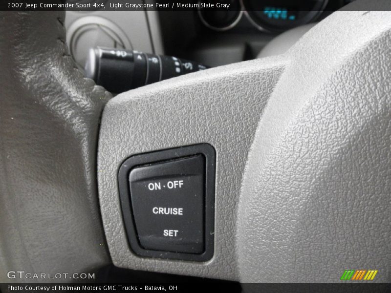 Light Graystone Pearl / Medium Slate Gray 2007 Jeep Commander Sport 4x4