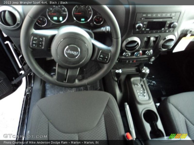 Black / Black 2013 Jeep Wrangler Sport 4x4