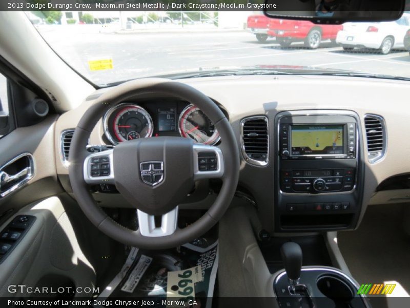 Maximum Steel Metallic / Dark Graystone/Medium Graystone 2013 Dodge Durango Crew