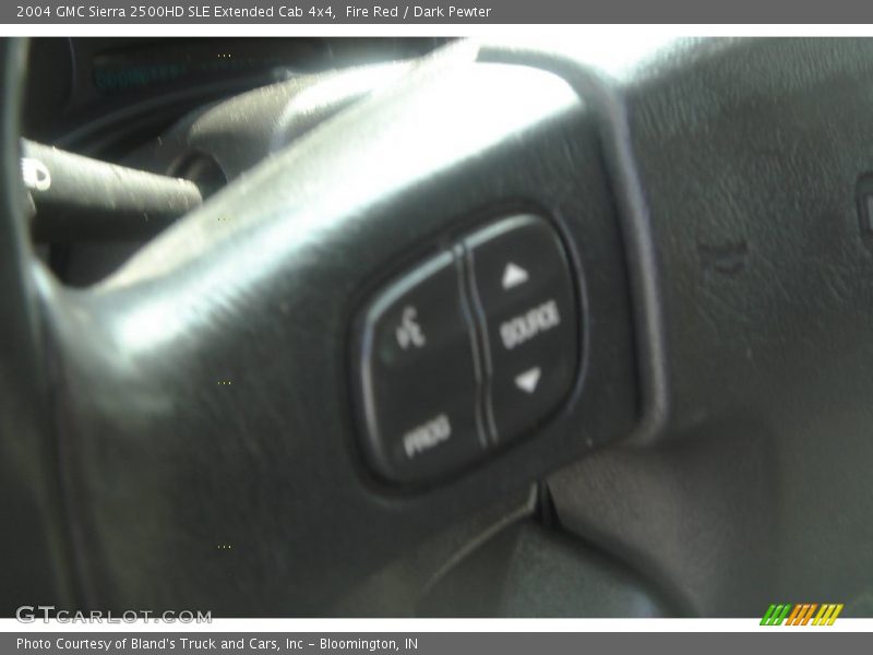 Fire Red / Dark Pewter 2004 GMC Sierra 2500HD SLE Extended Cab 4x4