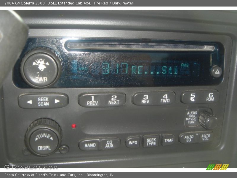 Fire Red / Dark Pewter 2004 GMC Sierra 2500HD SLE Extended Cab 4x4
