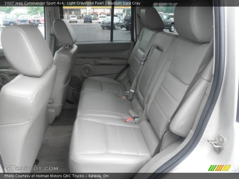 Light Graystone Pearl / Medium Slate Gray 2007 Jeep Commander Sport 4x4