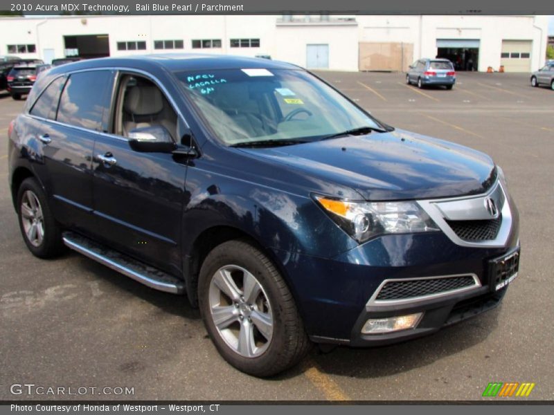 Front 3/4 View of 2010 MDX Technology