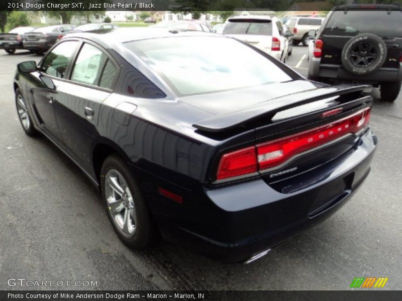 Jazz Blue Pearl / Black 2014 Dodge Charger SXT