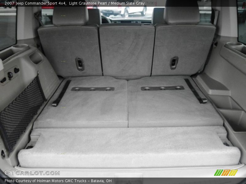Light Graystone Pearl / Medium Slate Gray 2007 Jeep Commander Sport 4x4