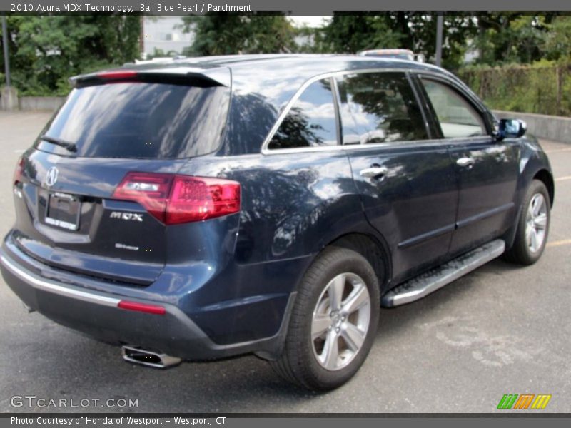 Bali Blue Pearl / Parchment 2010 Acura MDX Technology