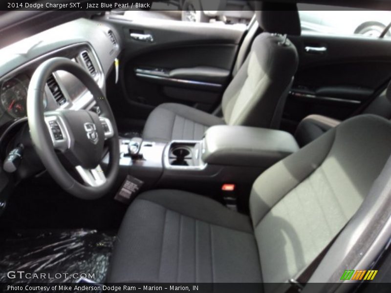 Jazz Blue Pearl / Black 2014 Dodge Charger SXT