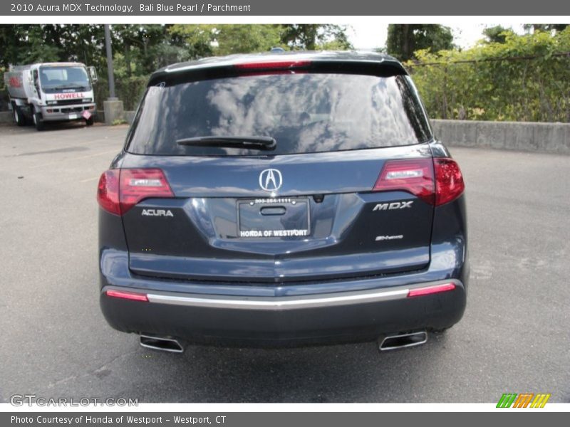 Bali Blue Pearl / Parchment 2010 Acura MDX Technology