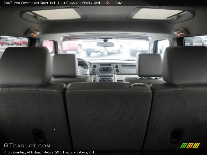 Light Graystone Pearl / Medium Slate Gray 2007 Jeep Commander Sport 4x4