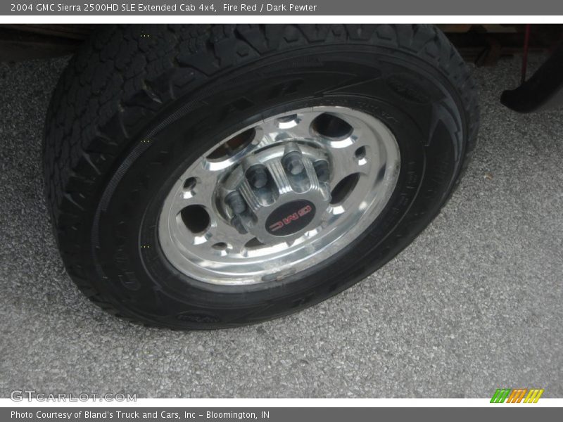 Fire Red / Dark Pewter 2004 GMC Sierra 2500HD SLE Extended Cab 4x4
