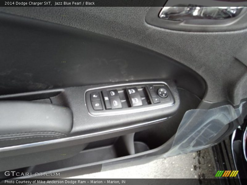 Jazz Blue Pearl / Black 2014 Dodge Charger SXT
