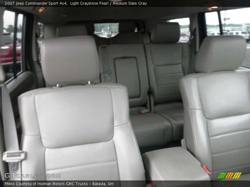 Light Graystone Pearl / Medium Slate Gray 2007 Jeep Commander Sport 4x4