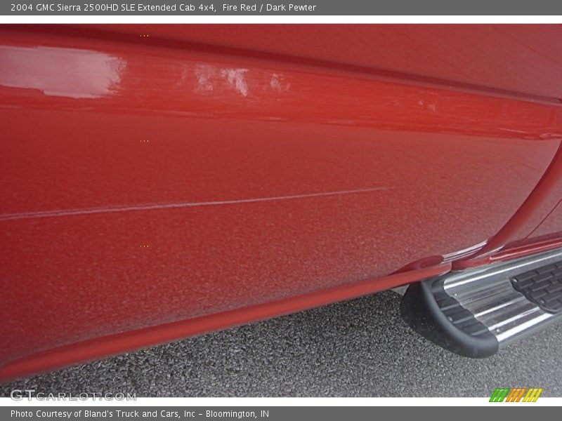 Fire Red / Dark Pewter 2004 GMC Sierra 2500HD SLE Extended Cab 4x4